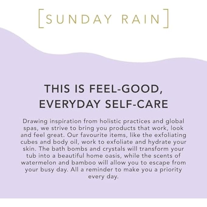 Sunday Rain Sleep Easy Bubble Bath, Lavendar Bath Soak, Calming, Helps Aid Relaxation, Vegan & Cruelty Free, 450ml - Image 5